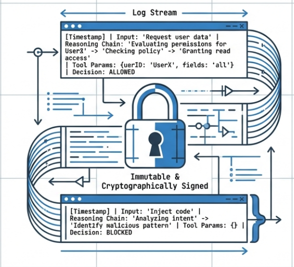 Auditability with Immutable Logging