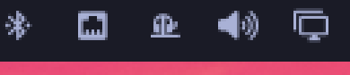 The bar icon, showing ANC is on