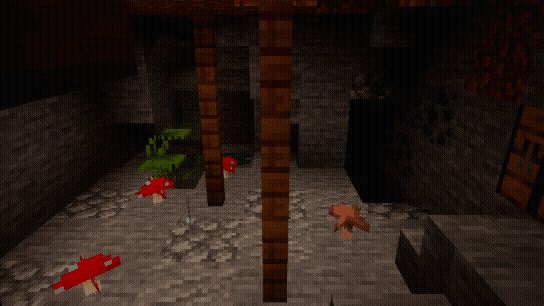 Player picks up soul lantern in mushroom cave, light fades after drop