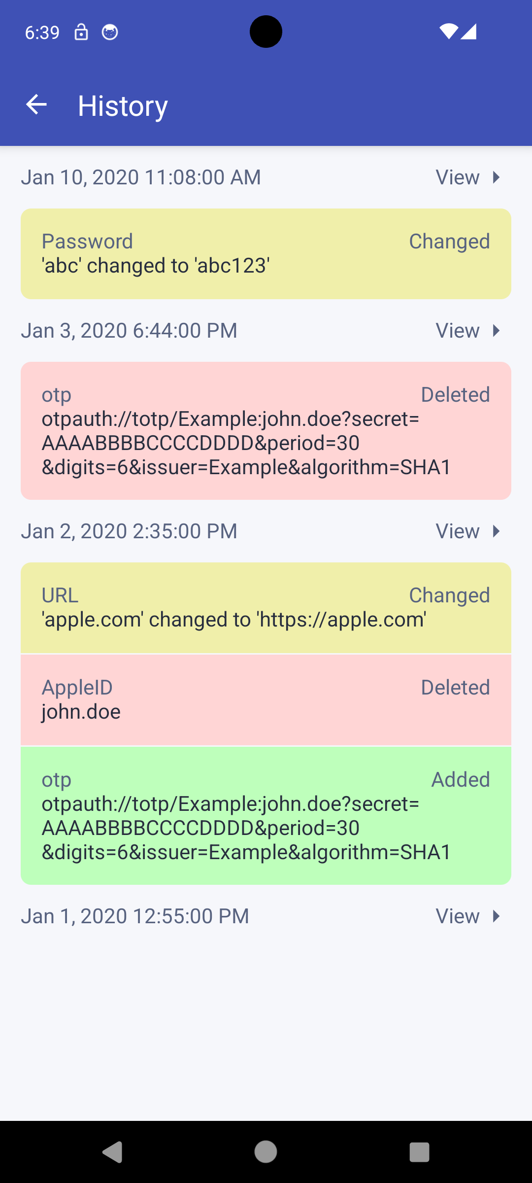 Screenshot 6 of KeePassVault — opens full size