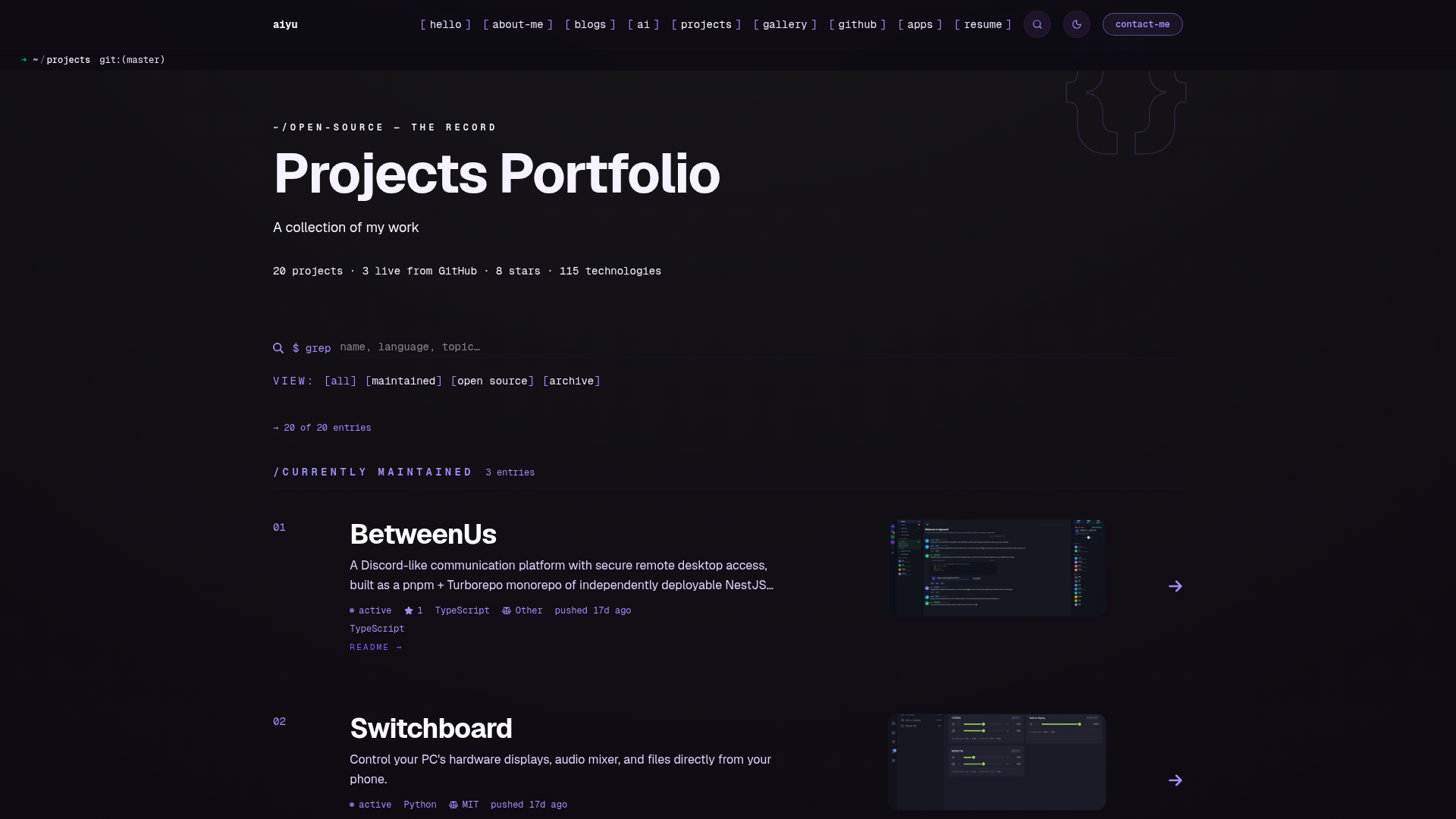 Desktop Dark