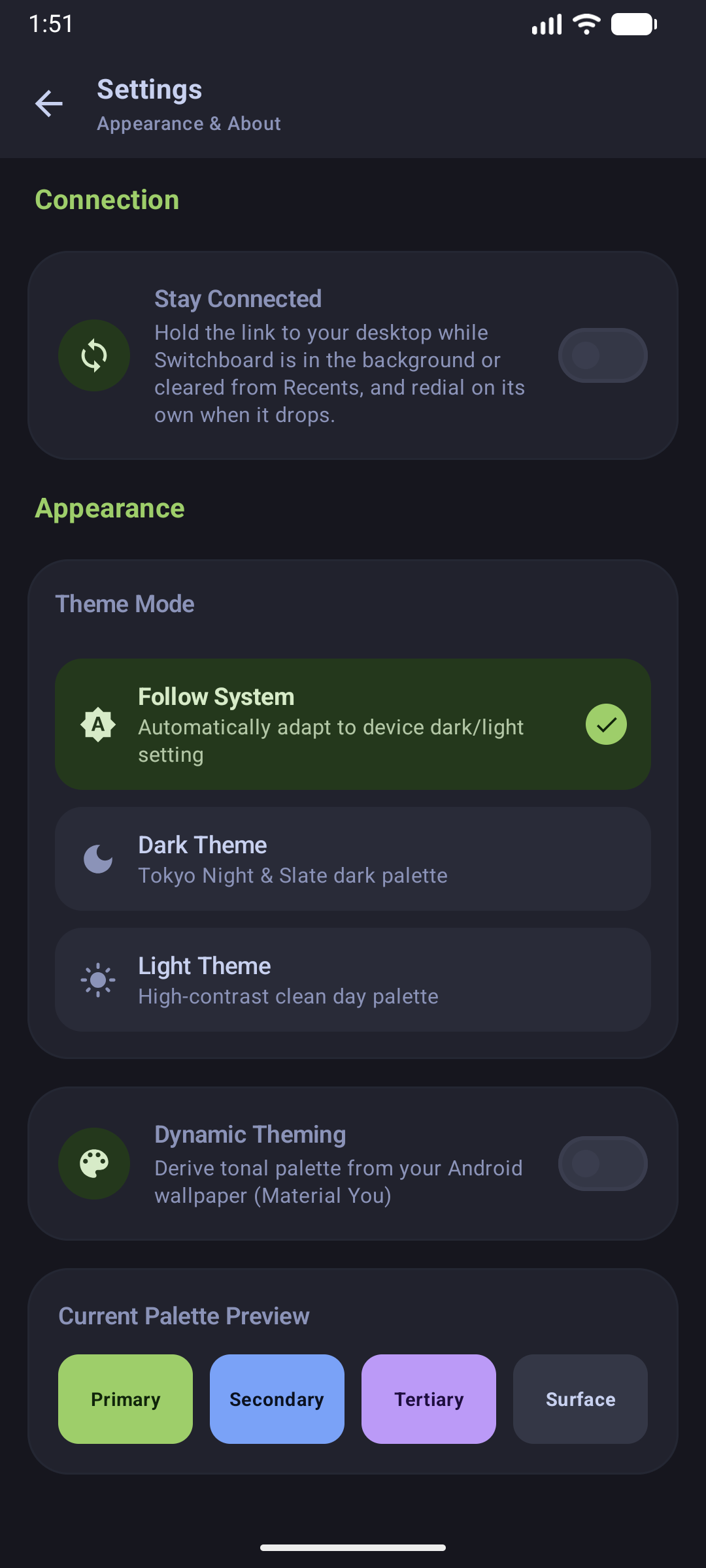 Android Settings
