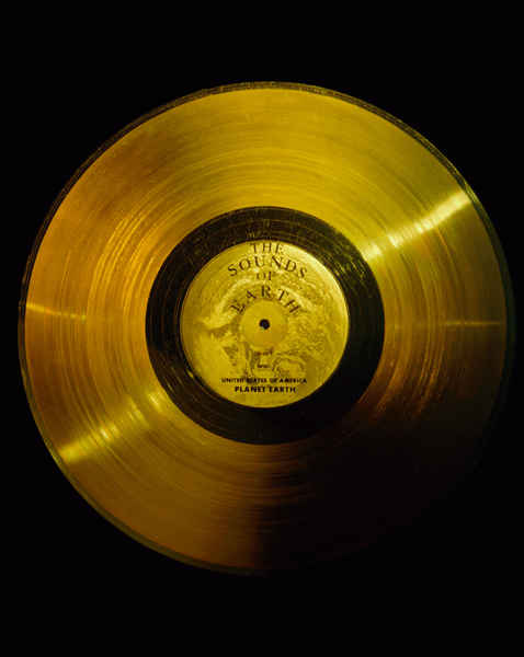 Figure 1: The Golden disk (source: NASA).