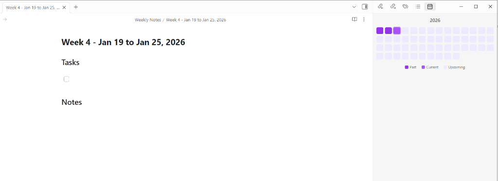 Weekly Heatmap Preview