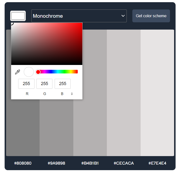 Image of color picker