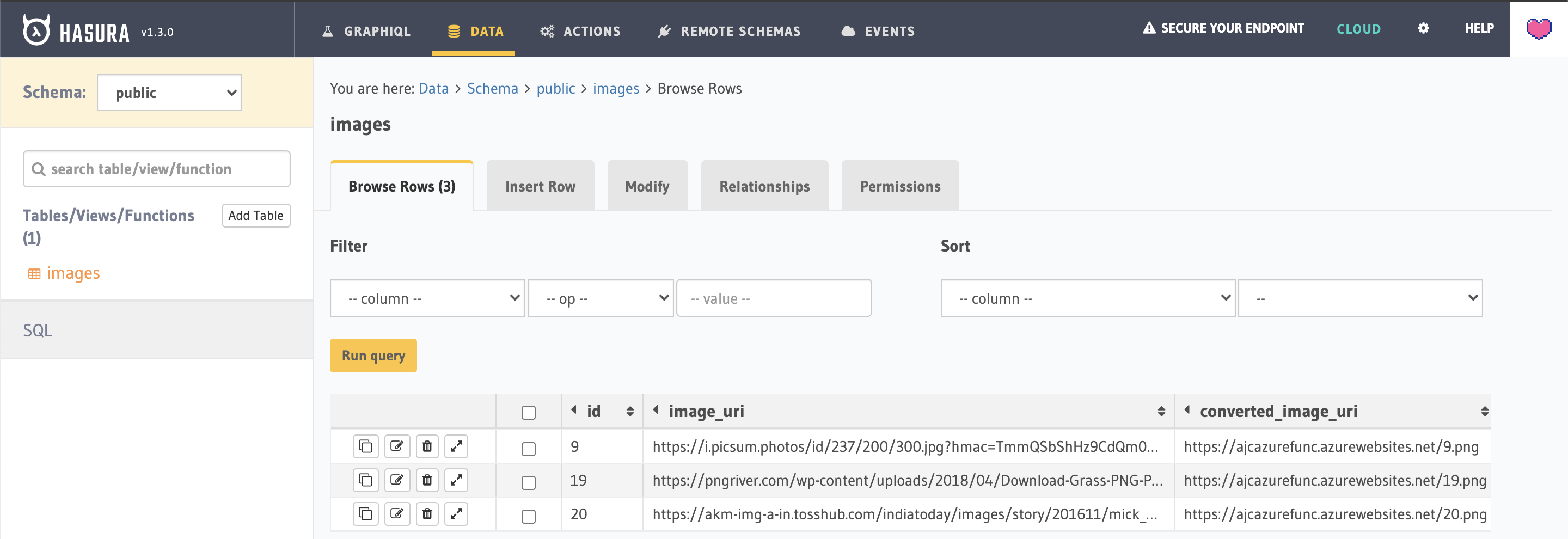 Postgres DB