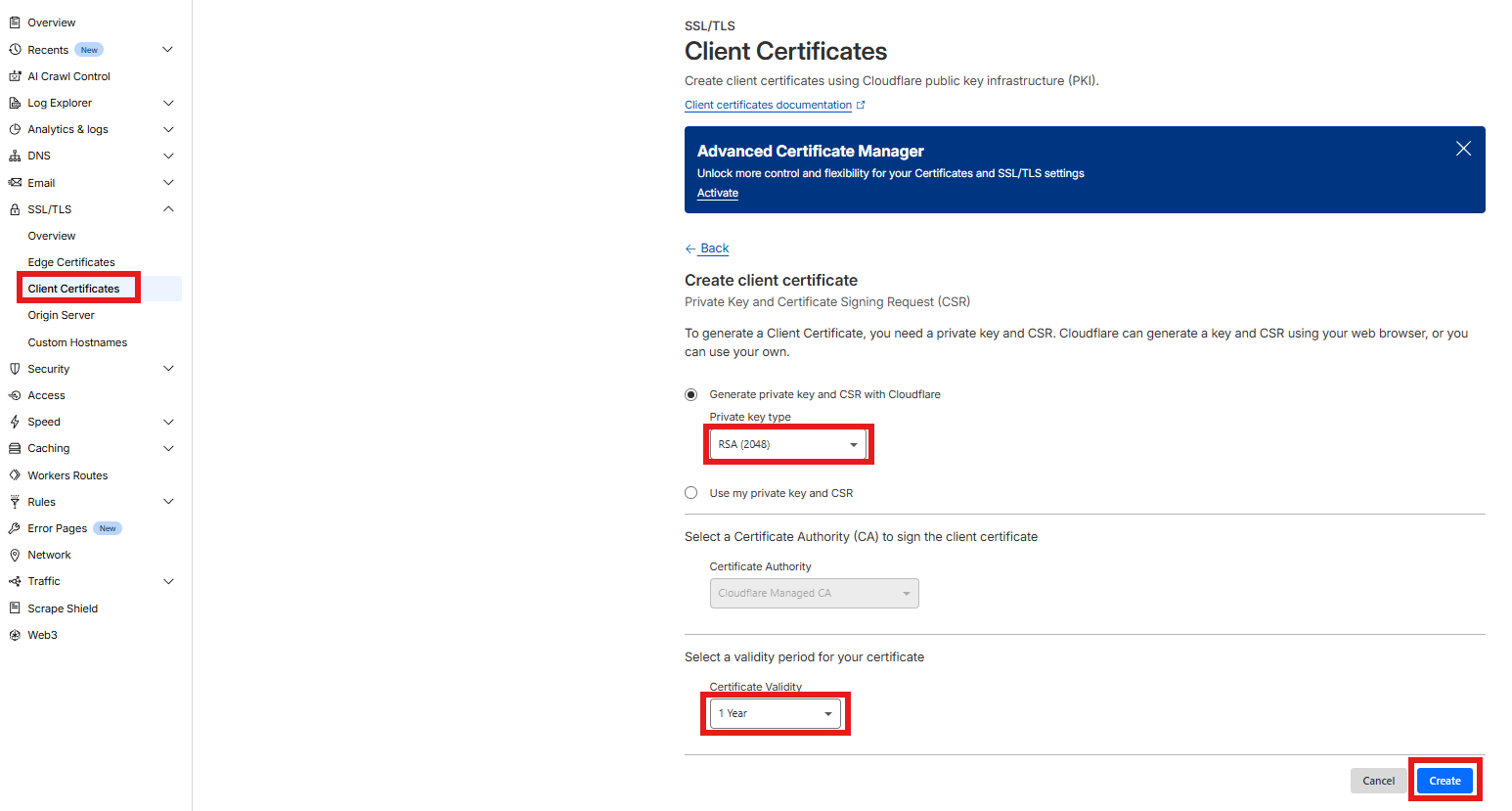 Vaultwarden Cert client