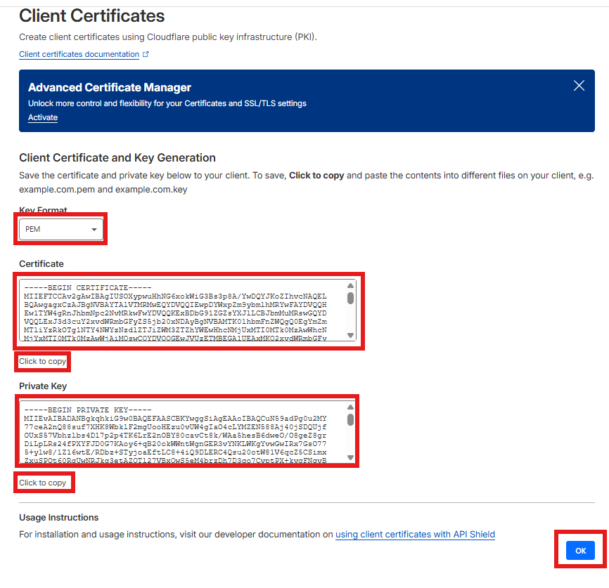 Vaultwarden Cert client