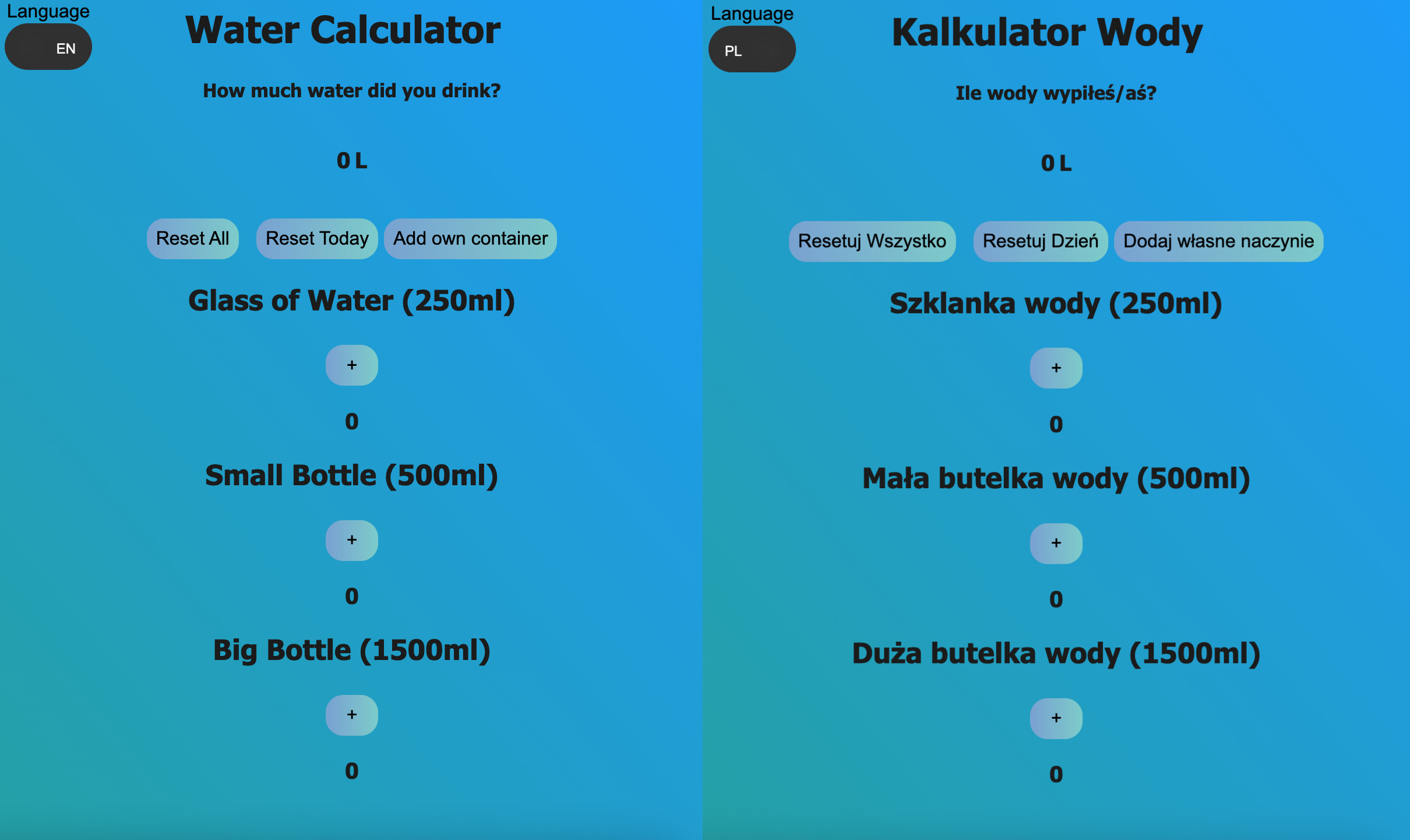 GitHub ajgoras/WaterCalculator Online Water Calculator app