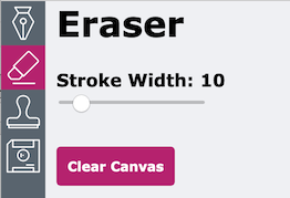 eraser panel design