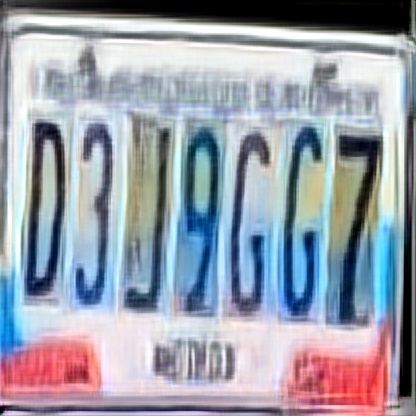 Number plate