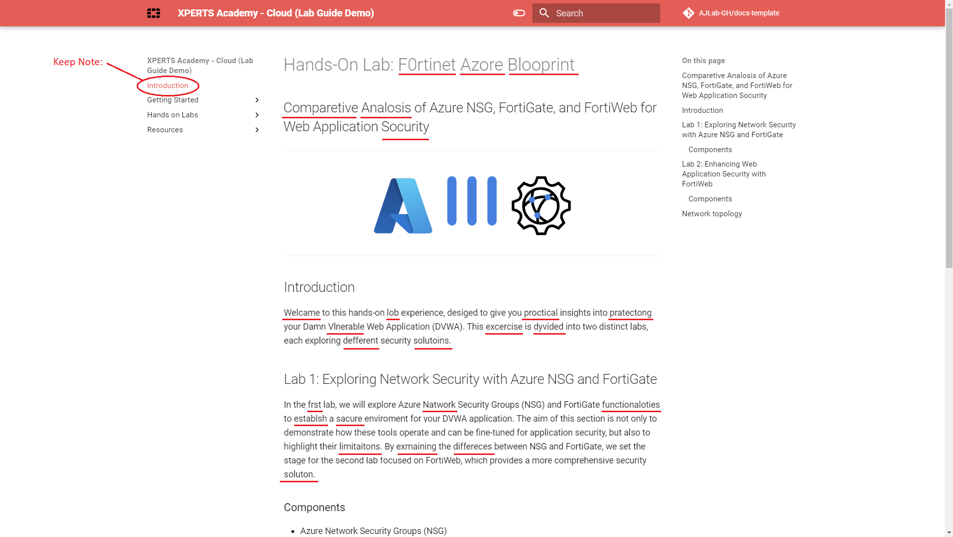GitHub - ajlab-gh/xperts-docs-demo: Throwaway repository to be used in ...