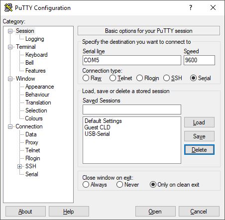 PuTTY Connection