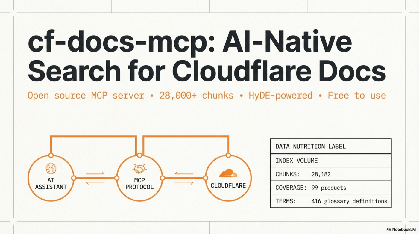 cf-docs-mcp: AI-Native Search for Cloudflare Docs