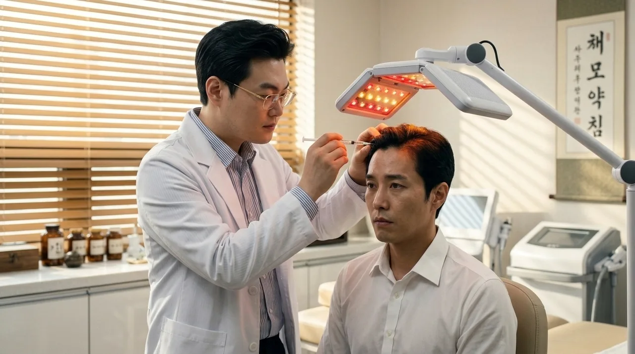 아내와 어머니를 진료하듯, '체질 보혈한약과 모낭 약침'을 처방합니다