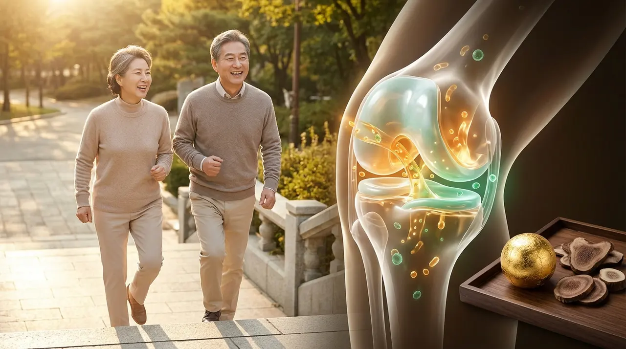 시리고 닳아가는 무릎 — '퇴행성 관절 염증'을 끄고 '연골 · 뼈 재생'을 채우다