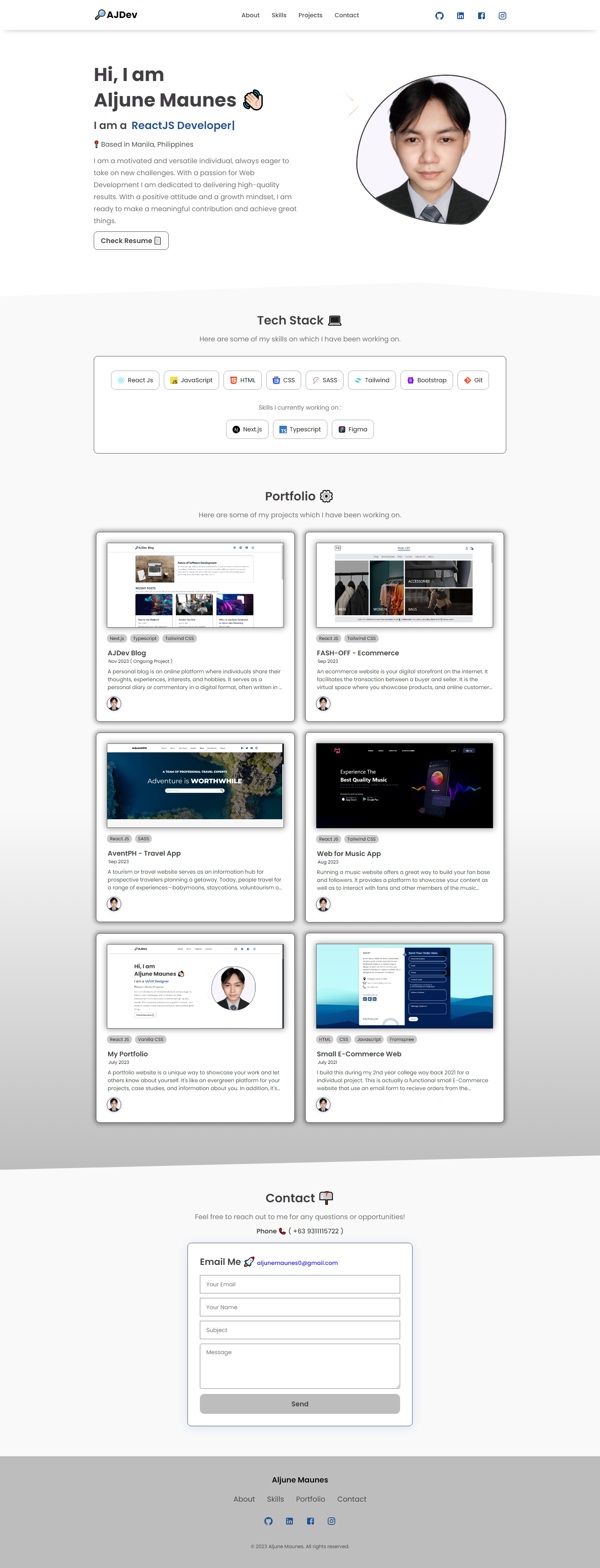 GitHub - ajxmaunes/My-Portfolio