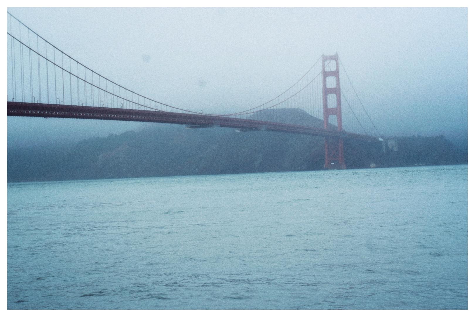 Golden Gate Bridge in fog