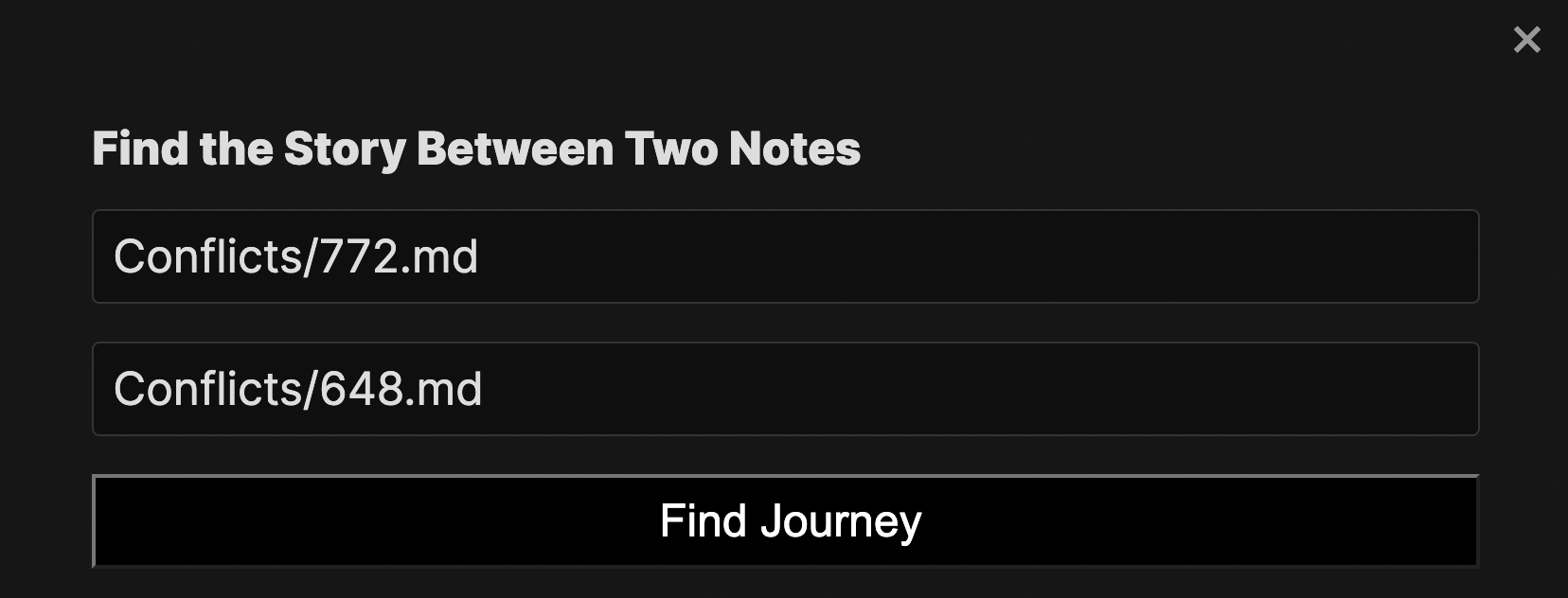 Journey Search Form