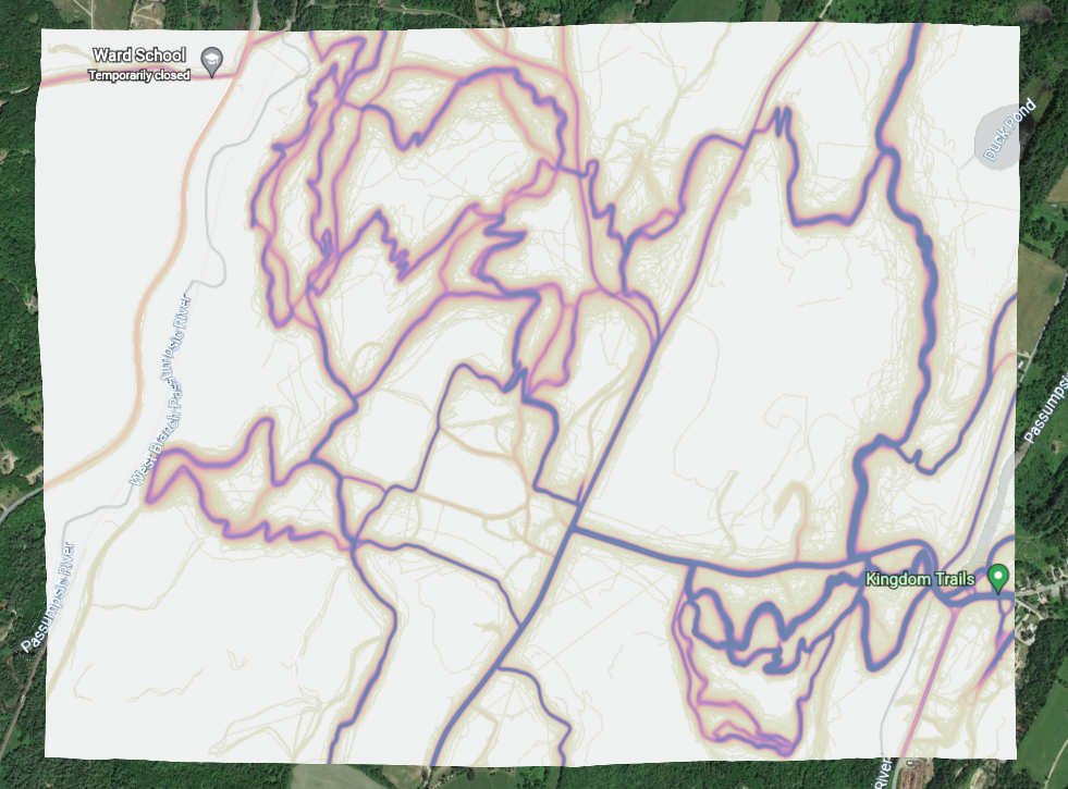 Heatmap overlay on Google Earth