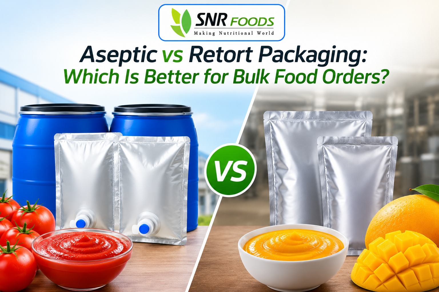 Aseptic vs Retort Packaging: Which Is Better for Bulk Food Orders?