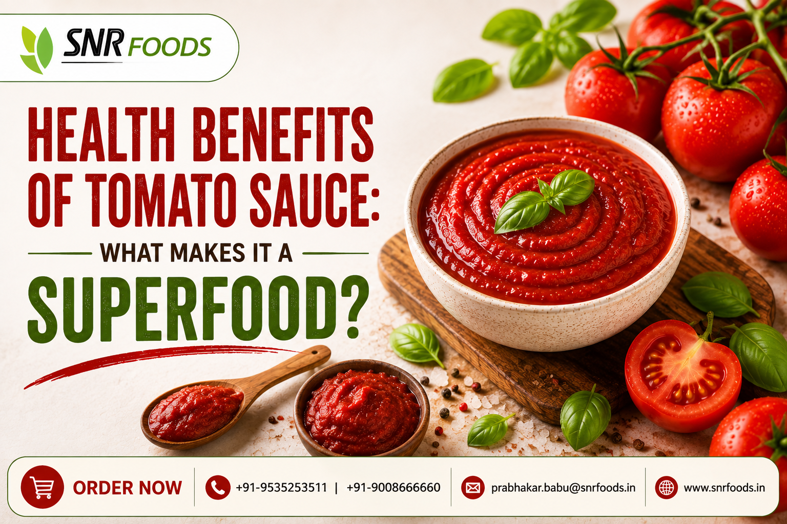 Health Benefits of Tomato Sauce: What Makes It a Superfood?