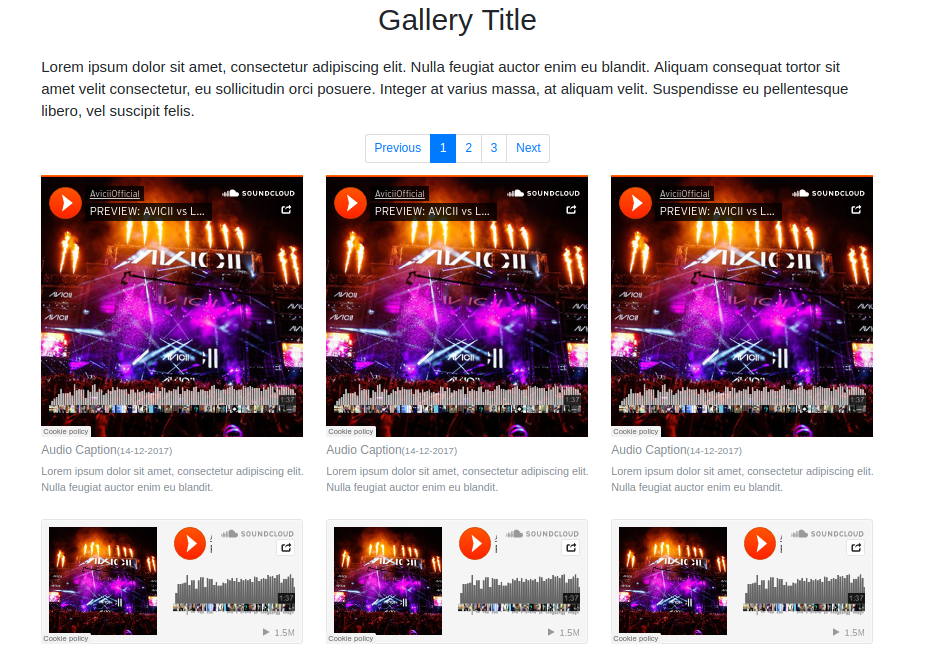 Audio-Gallery