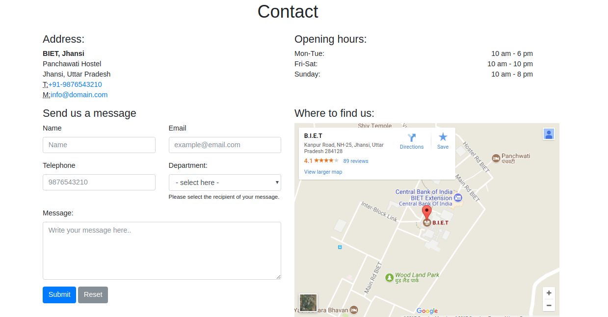 Contact