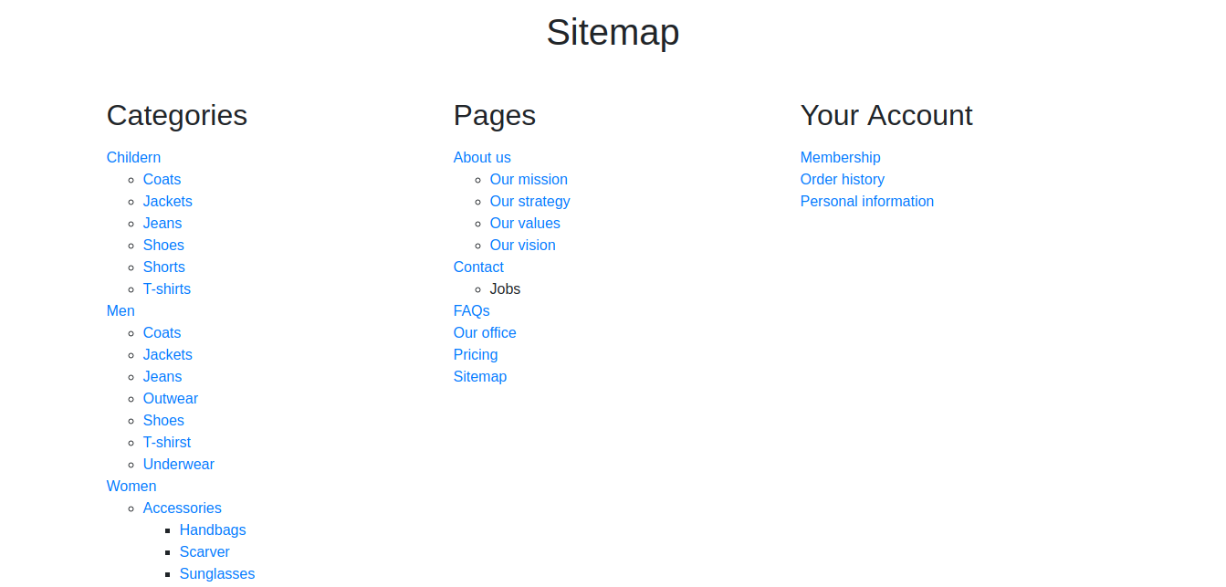 Sitemap