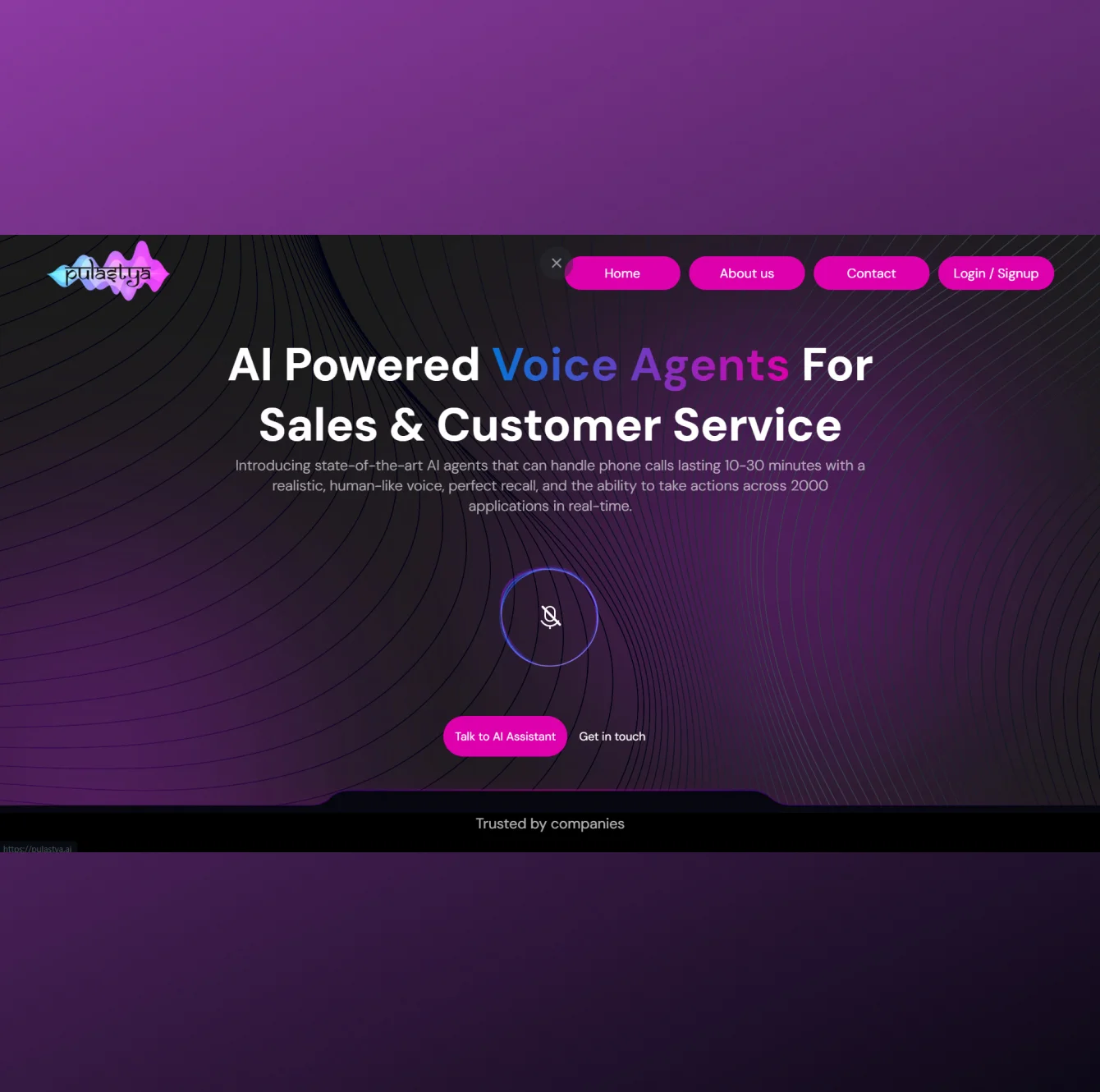 Elevated the shopping experience with personalized recommendations and curated collections, thanks to the innovative solutions provided by a AI development company.Pulastya is an AI-driven platform designed to optimize business processes through intelligent automation. 