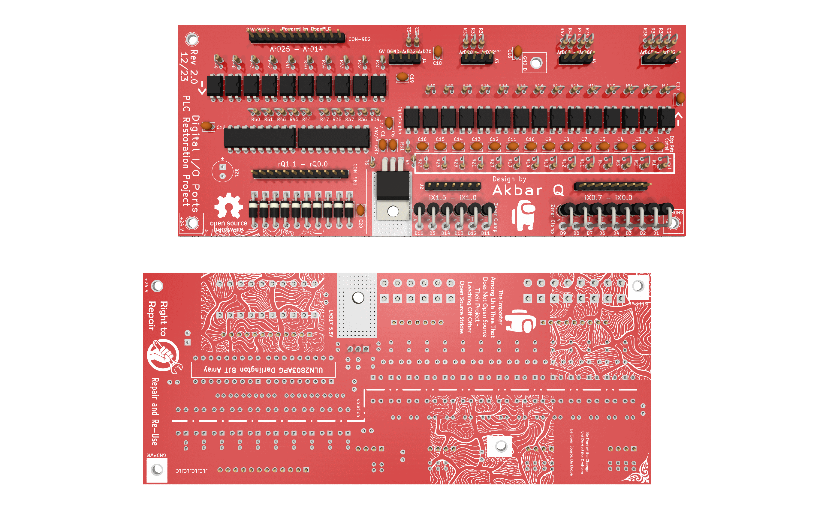 Macro Keypad w/ Rotary on Top, from the project README