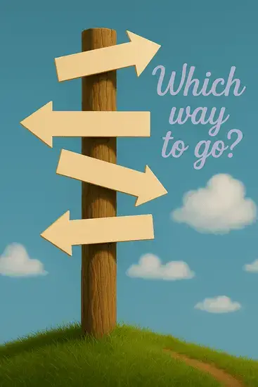 Which way to go?