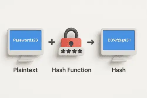 Plaintext to hash