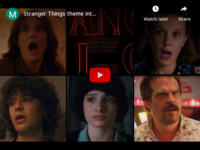 Stranger Things theme intro acapella