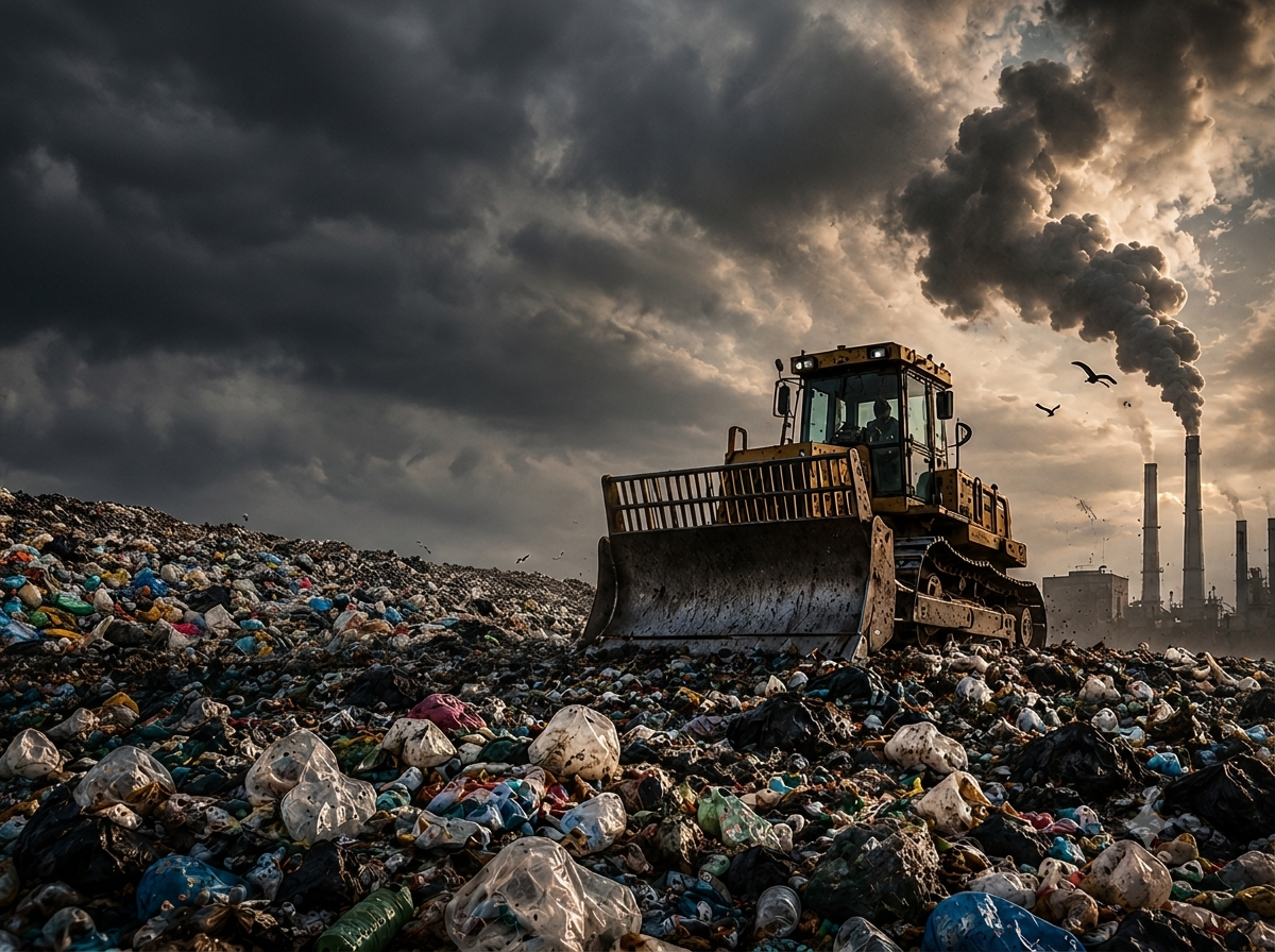 Landfill plastics metrics