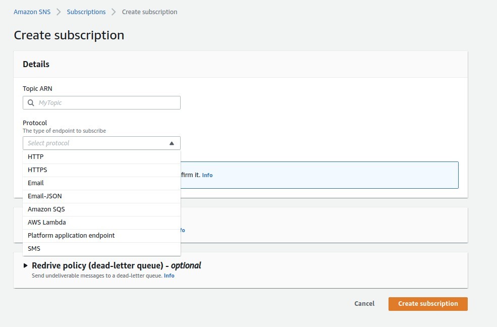 serverless-monitor-sns-subscription