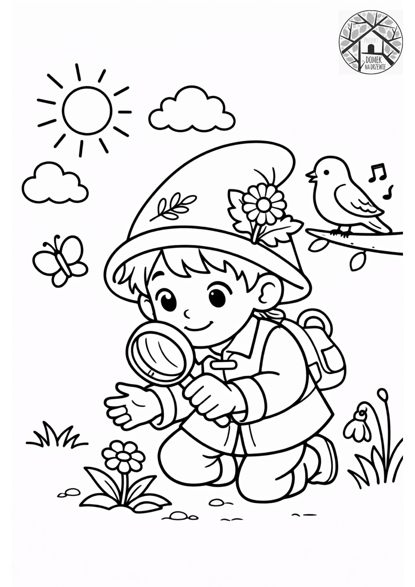 Miniatura zestawu Wiosenne kolorowanki — zestaw 01