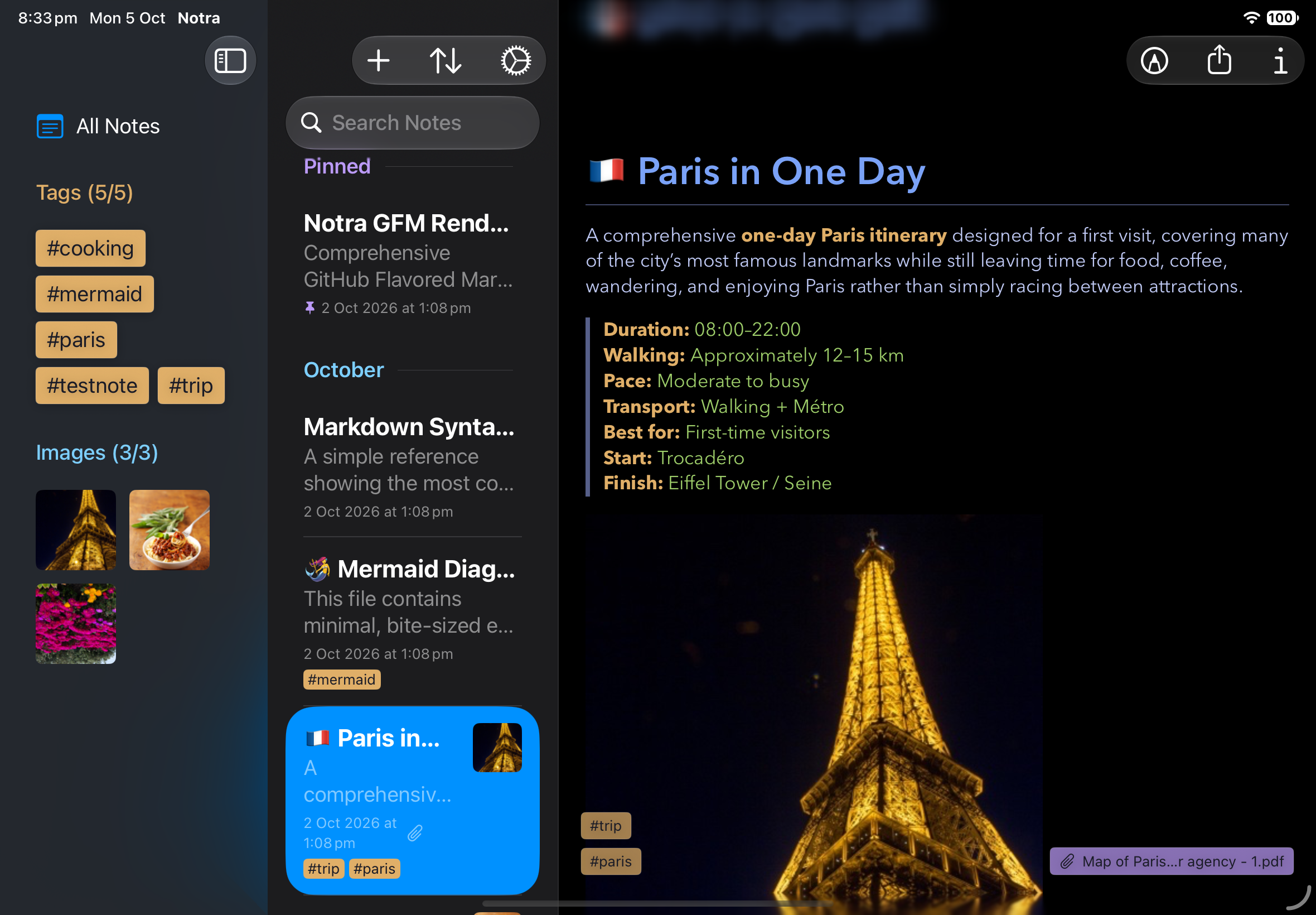 Notra screenshot 2