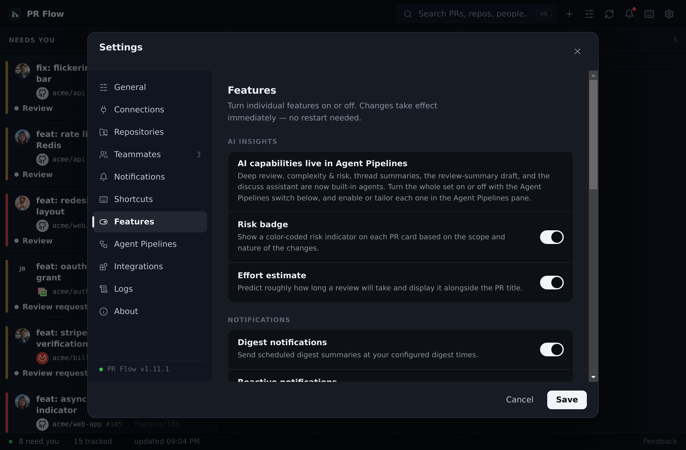 Feature Policies