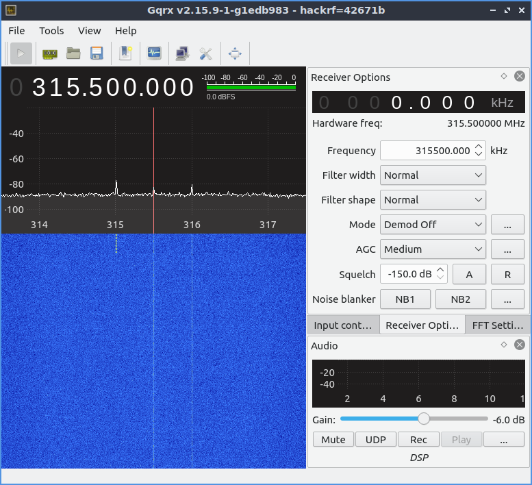 315MHz signal