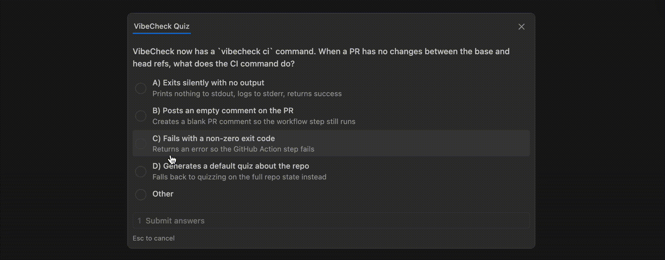 VibeCheck demo