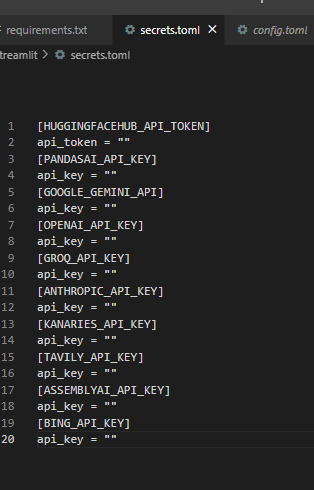 Api Keys