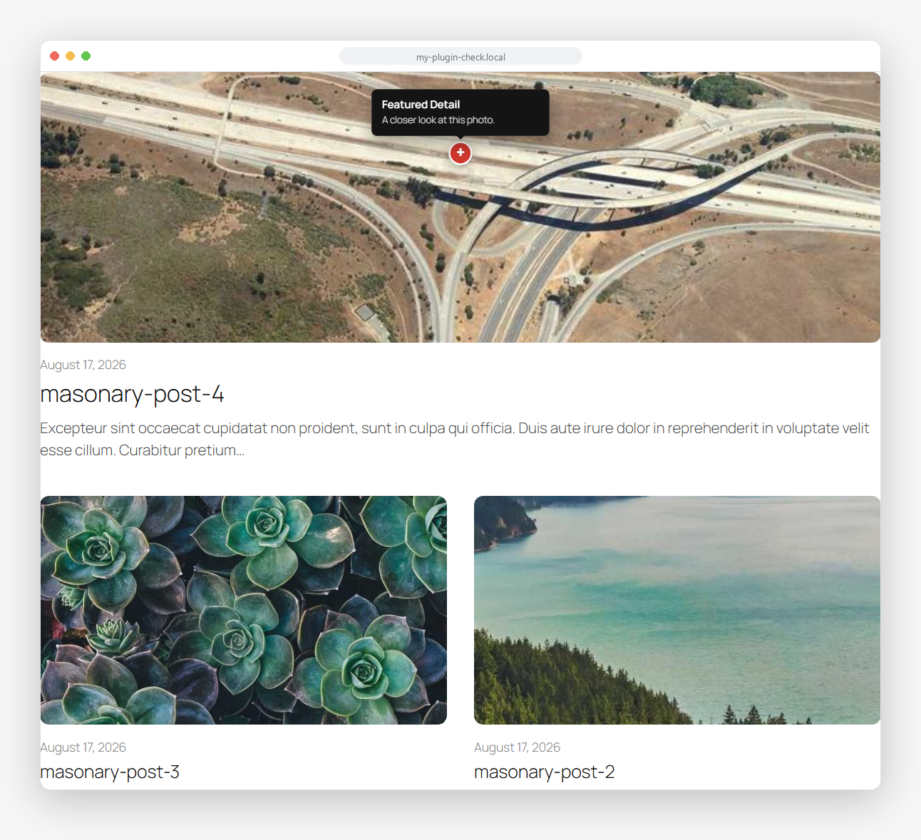 Content Showcase -- hotspot popover