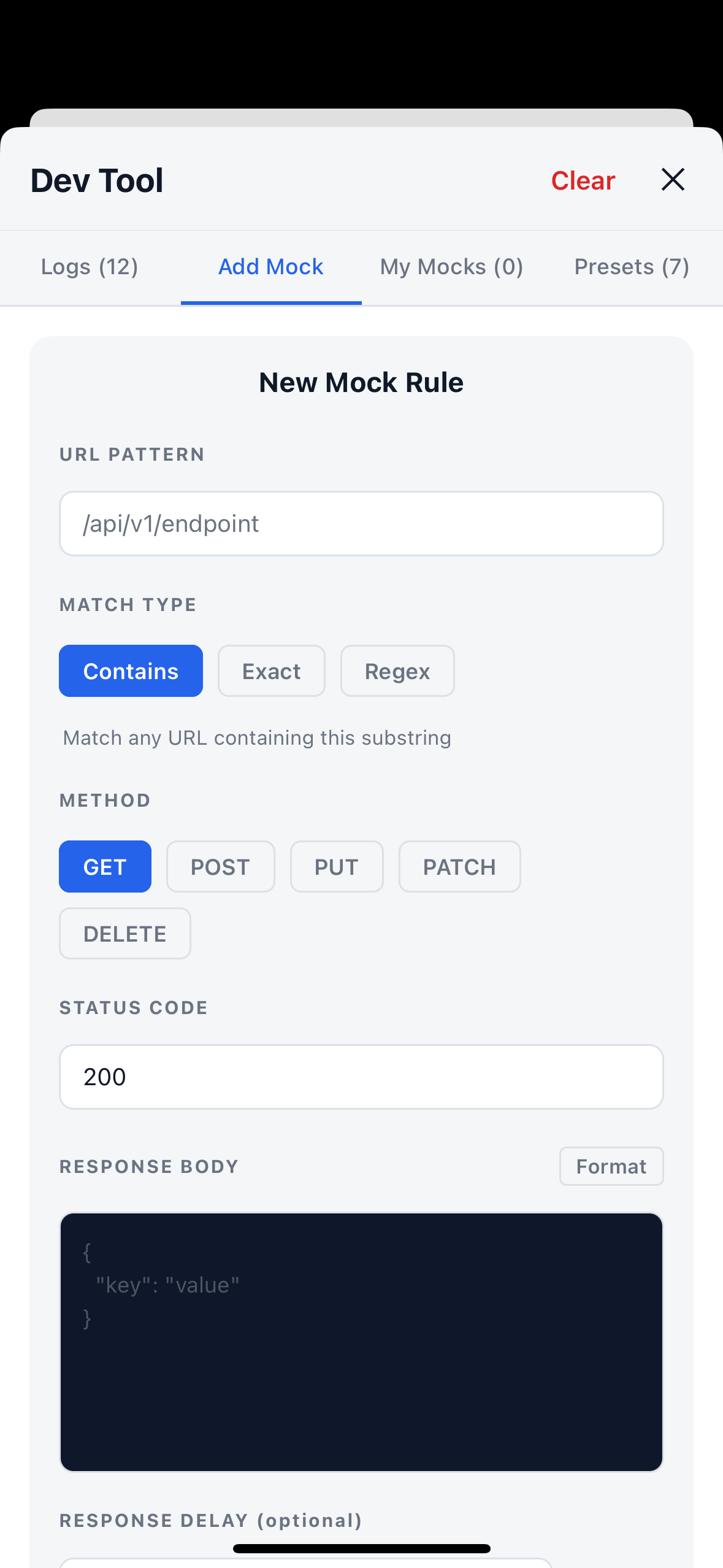 Mock from Existing API Demo