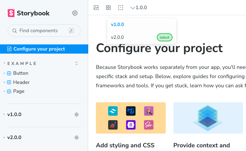 Version Switcher Demo