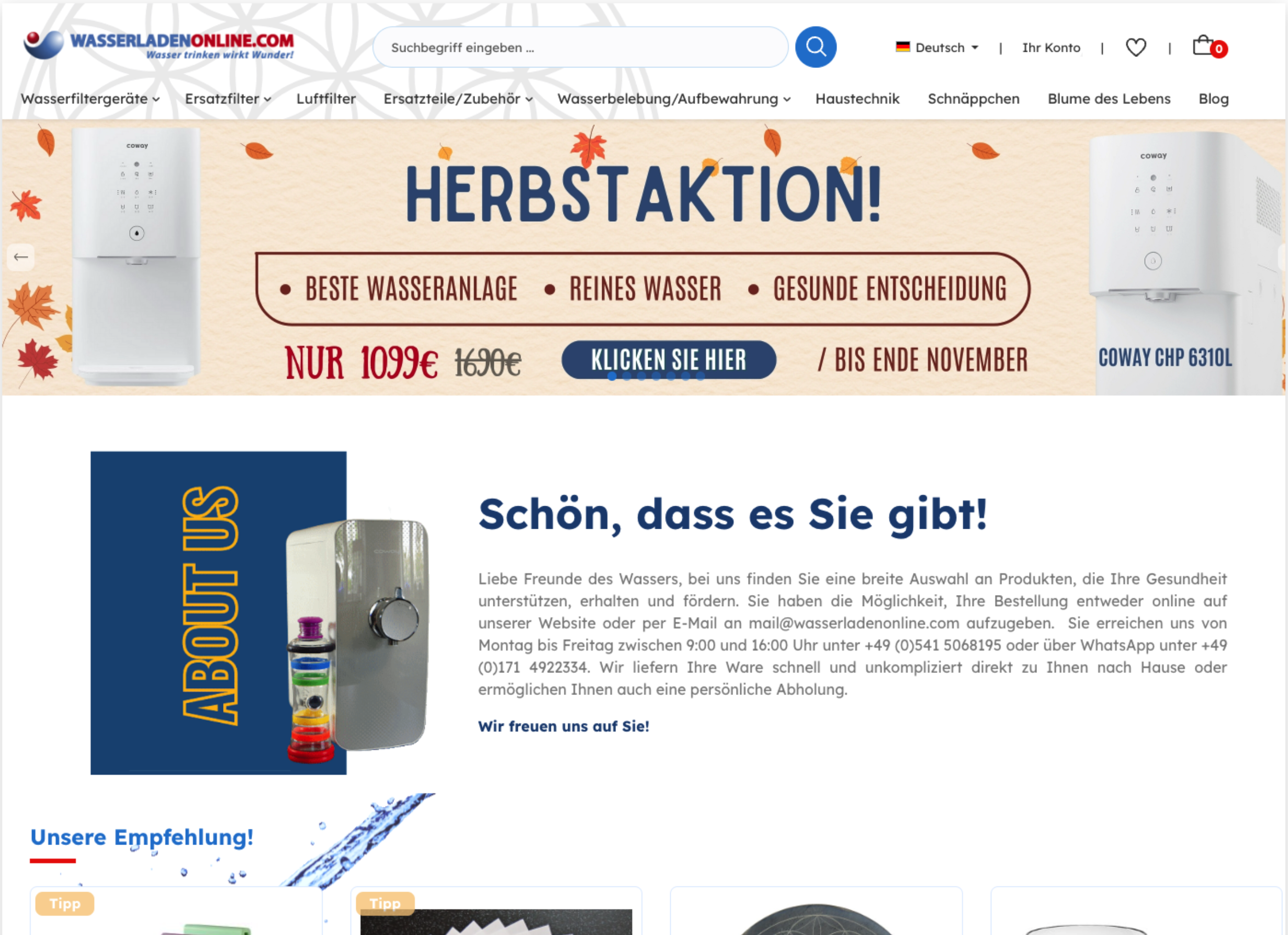 Wasserladen Online