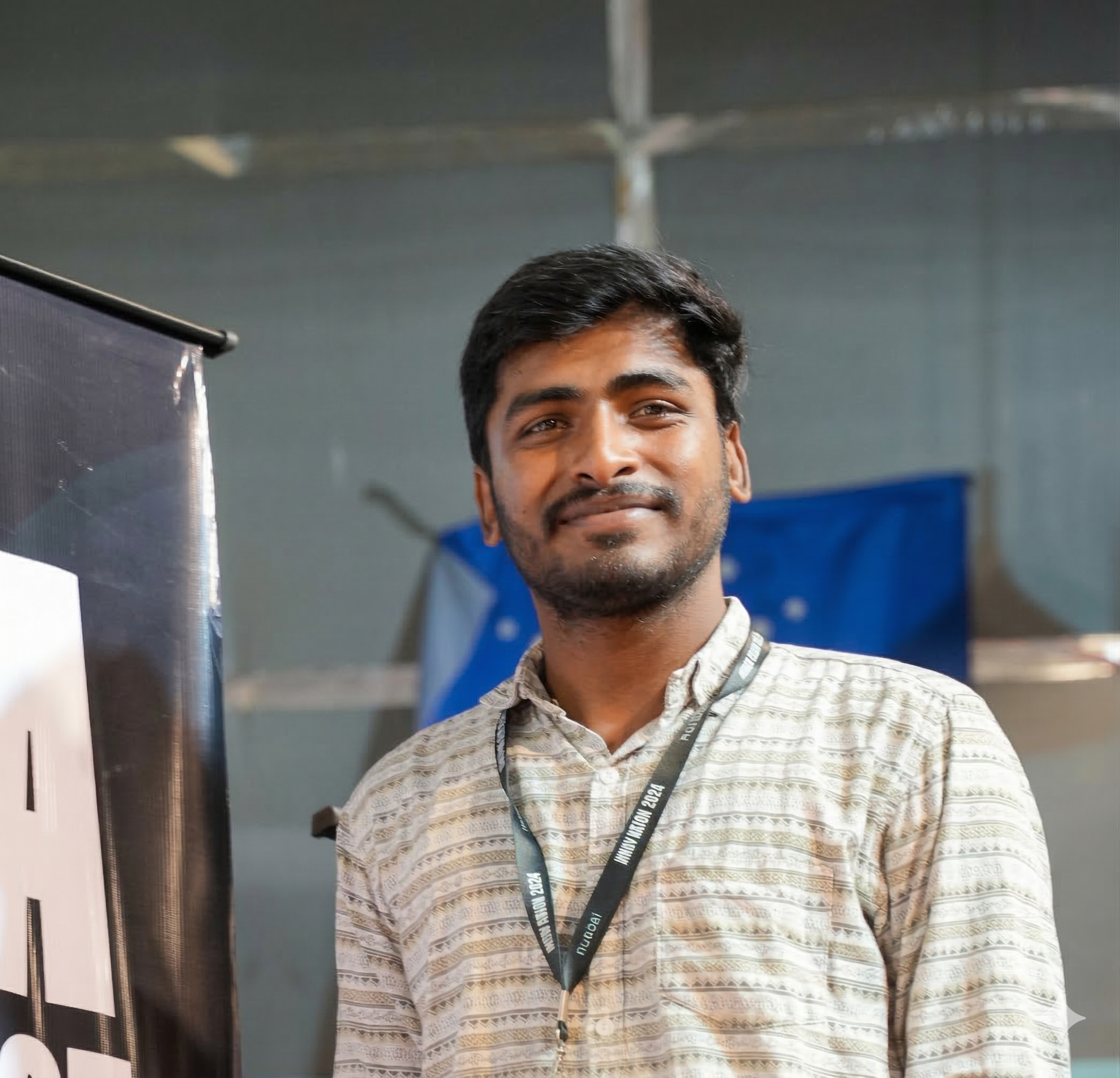 A professional photo of Akshith Nallaginnela