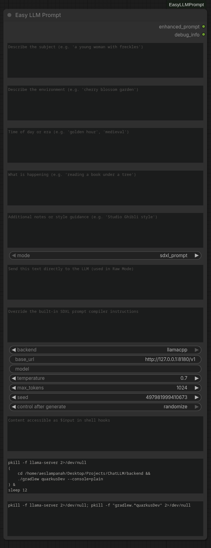 Easy LLM Prompt node