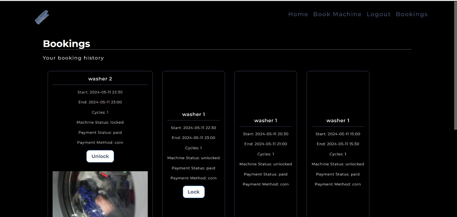 Booking Page