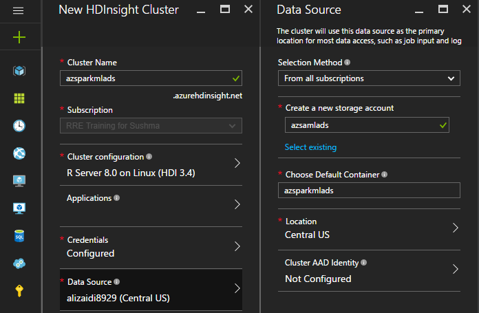 Data source blade